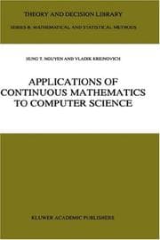 Tapa de Applications of continuous mathematics to computer science