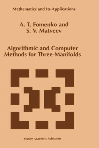Tapa de Algorithmic and computer methods for three-manifolds