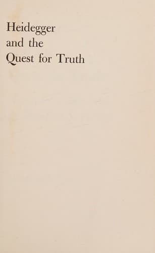 Tapa de Heidegger and the quest for truth