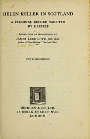 Tapa de Helen Keller in Scotland