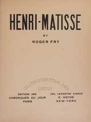 Tapa de Henri-Matisse