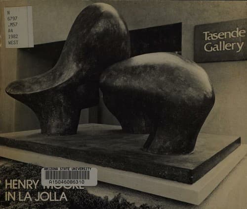 Tapa de Henry Moore in La Jolla