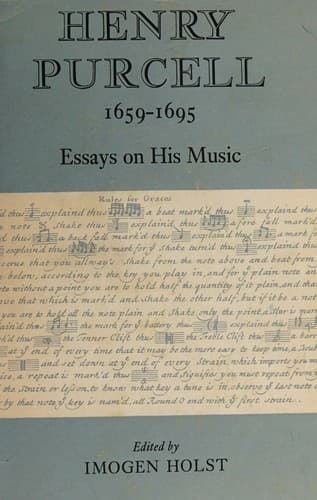 Tapa de Henry Purcell, 1659-1695