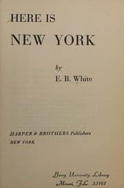Tapa de Here is New York