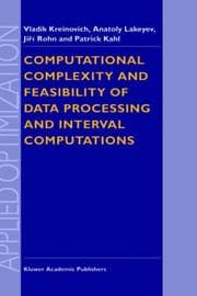 Tapa de Computational complexity and feasibility of data processing and interval computations
