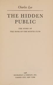 Tapa de The Hidden Public