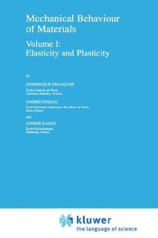 Tapa de Mechanical Behaviour of Materials: Volume I