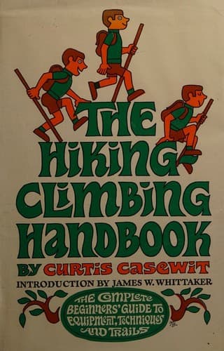 Tapa de The hiking-climbing handbook