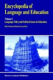 Tapa de Encyclopedia of Language and Education Vol. 1