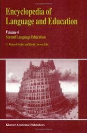 Tapa de Encyclopedia of Language and Education