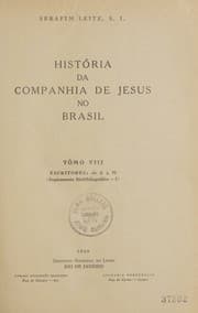 Tapa de Historia da companhia de jesus no brasil