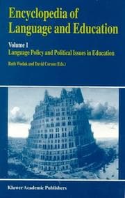 Tapa de Encyclopedia of Language and Education - Volume 8