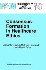 Tapa de Consensus formation in healthcare ethics