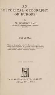 Tapa de Historical Geography of Europe