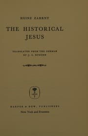 Tapa de The historical Jesus