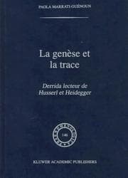 Tapa de La genèse et la trace