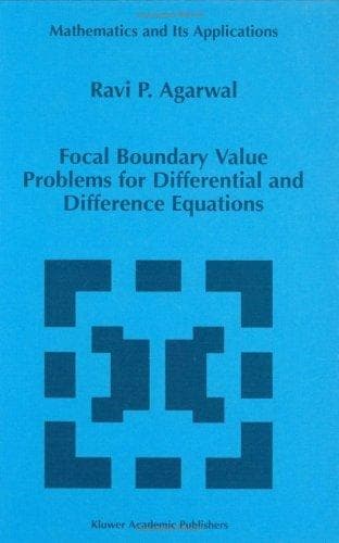 Tapa de Focal boundary value problems for differential and difference equations