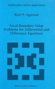 Tapa de Focal boundary value problems for differential and difference equations