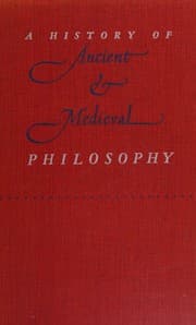 Tapa de A History of Ancient and Medieval Philosophy