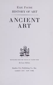Tapa de History of Art - Ancient Art