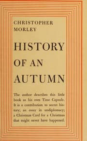 Tapa de History of an Autumn