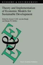 Tapa de Theory and implementation of economic models for sustainable development