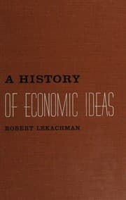 Tapa de A history of economic ideas