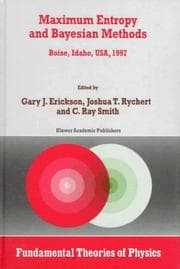 Tapa de Maximum entropy and Bayesian methods
