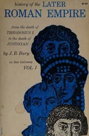 Tapa de HISTORY OF THE LATER ROMAN EMPIRE VOL I & II