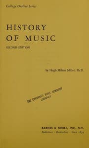 Tapa de History of music