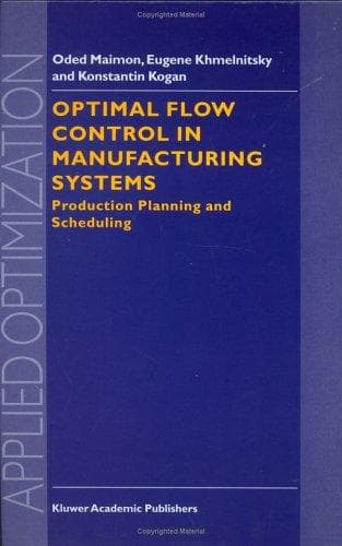 Tapa de Optimal flow control in manufacturing systems