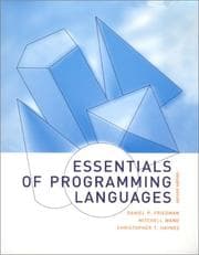 Tapa de Essentials of programming languages