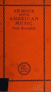 Tapa de An hour with American music, (The one hour series)