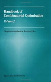 Tapa de Handbook of combinatorial optimization