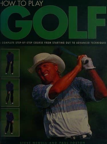 Tapa de How to play golf