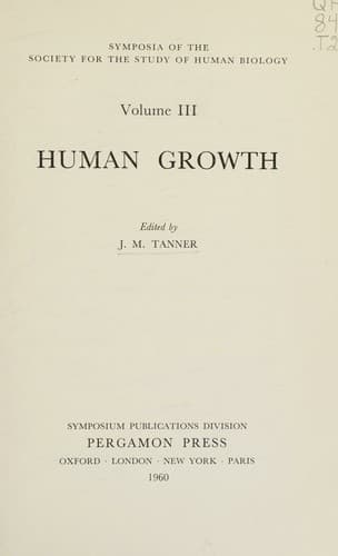 Tapa de Human growth
