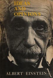 Tapa de Ideas and opinions. Based on Mein Weltbild