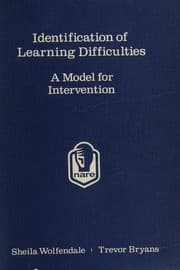 Tapa de Identification of learning difficulties