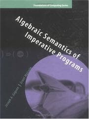 Tapa de Algebraic semantics of imperative programs