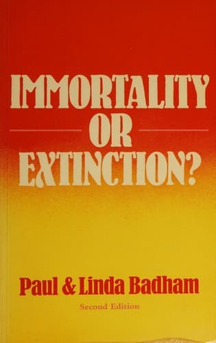 Tapa de Immortality or extinction?