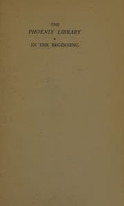 Tapa de In the Beginning (Phoenix Library series)