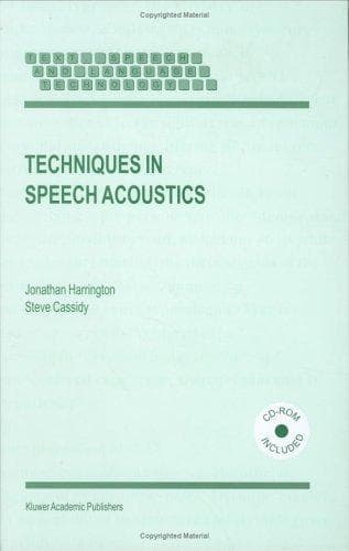 Tapa de Techniques in speech acoustics