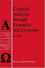 Tapa de Complex analysis through examples and exercises
