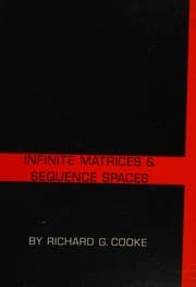 Tapa de Infinite matrices and sequence spaces