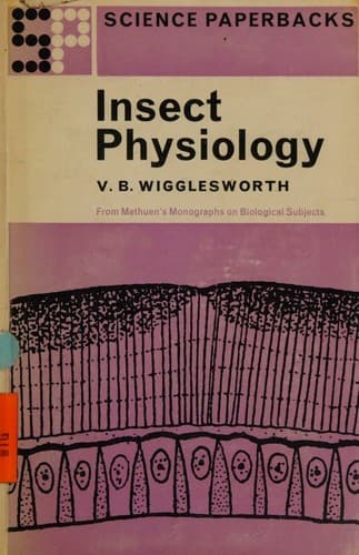 Tapa de Insect Physiology, 1966, 134 pages.