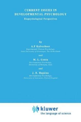 Tapa de Current Issues in Developmental Psychology