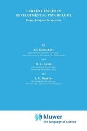Tapa de Current issues in developmental psychology