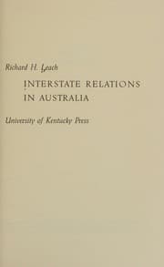 Tapa de Interstate relations in Australia