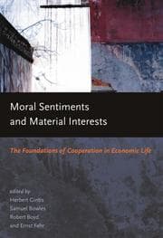 Tapa de Moral sentiments and material interests