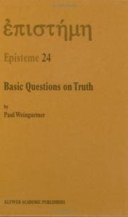Tapa de Basic questions on truth